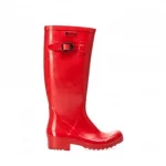 Bottes de Pluie Aigle Brillantine Femme Rouge | Bottespluie