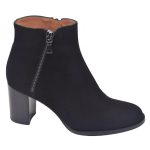 Bottines Daim Noir 3935 Brenda Zaro 32 33 34 35| Petits Souliers