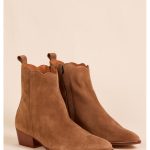 BOTTINES ZÉLIE DAIM CAMEL