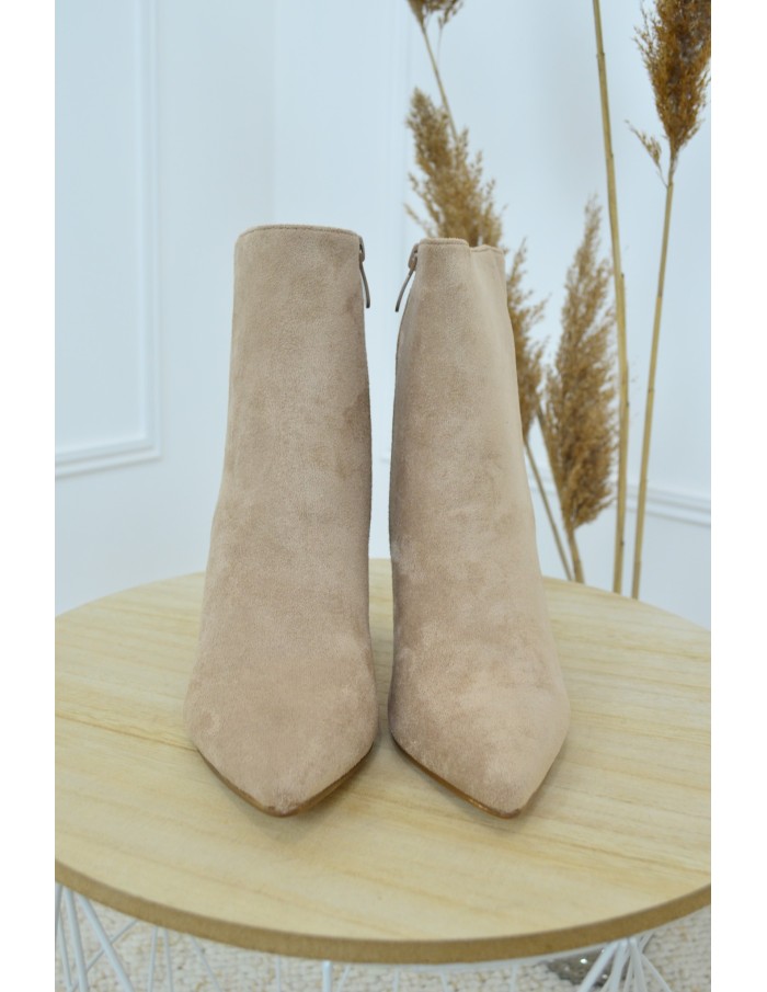 boots-daim-femme-320oem-1.jpg Bottines beiges à talon en daim femme Accueil | Zerda Béziers – Image 1