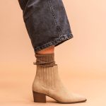 Chelsea boots Mandy beige Bocage Femme | Bocage