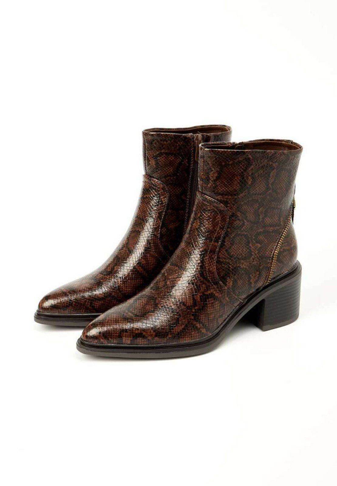 boots-femme-marron-043cxb-1.jpg Super Mode Bottines marron chocolat/marron foncé ZALANDO.FR – Image 1