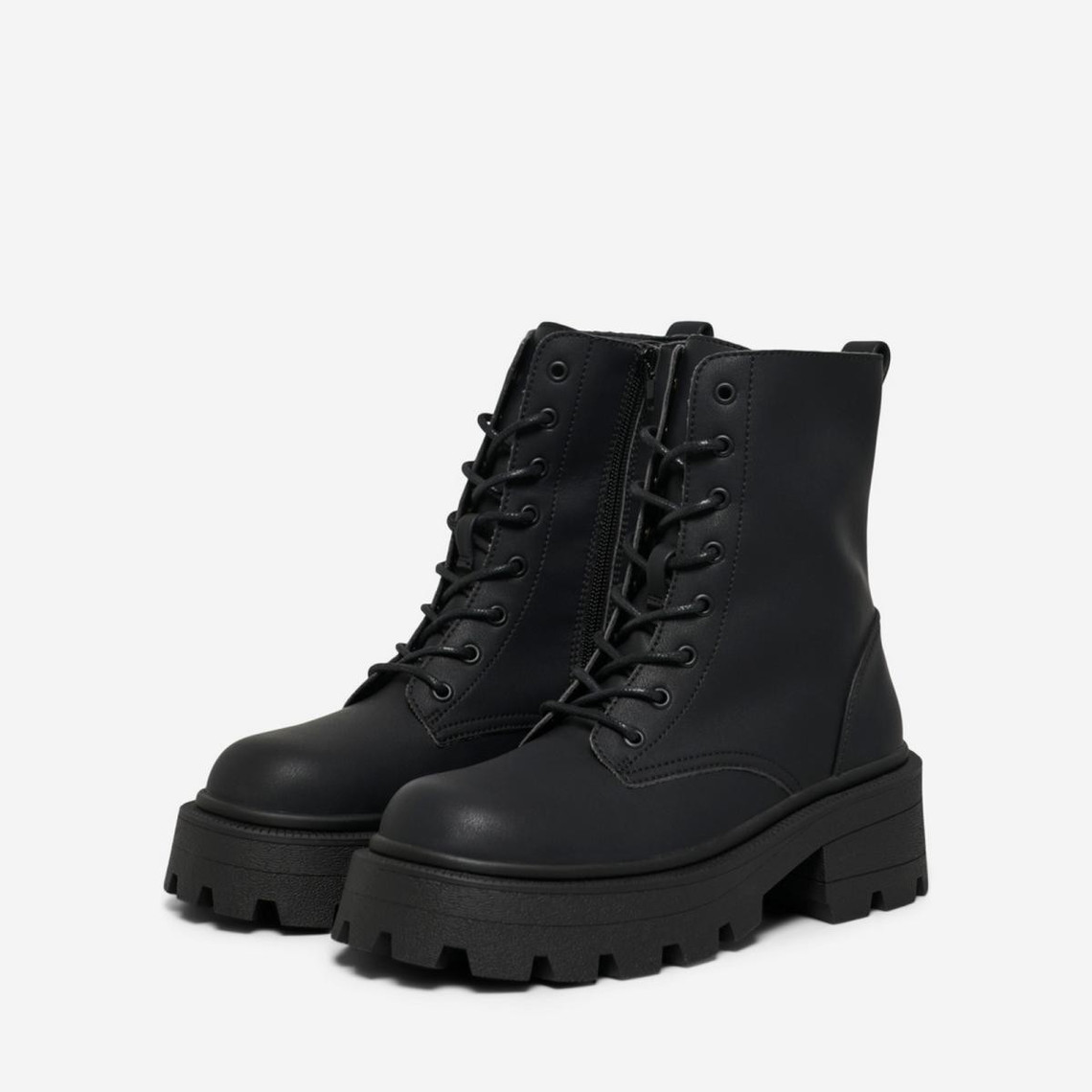 boots-femme-noir-037rqm-1.jpg Bottes femme Haut Bout rond noir Only | 3 SUISSES – Image 1