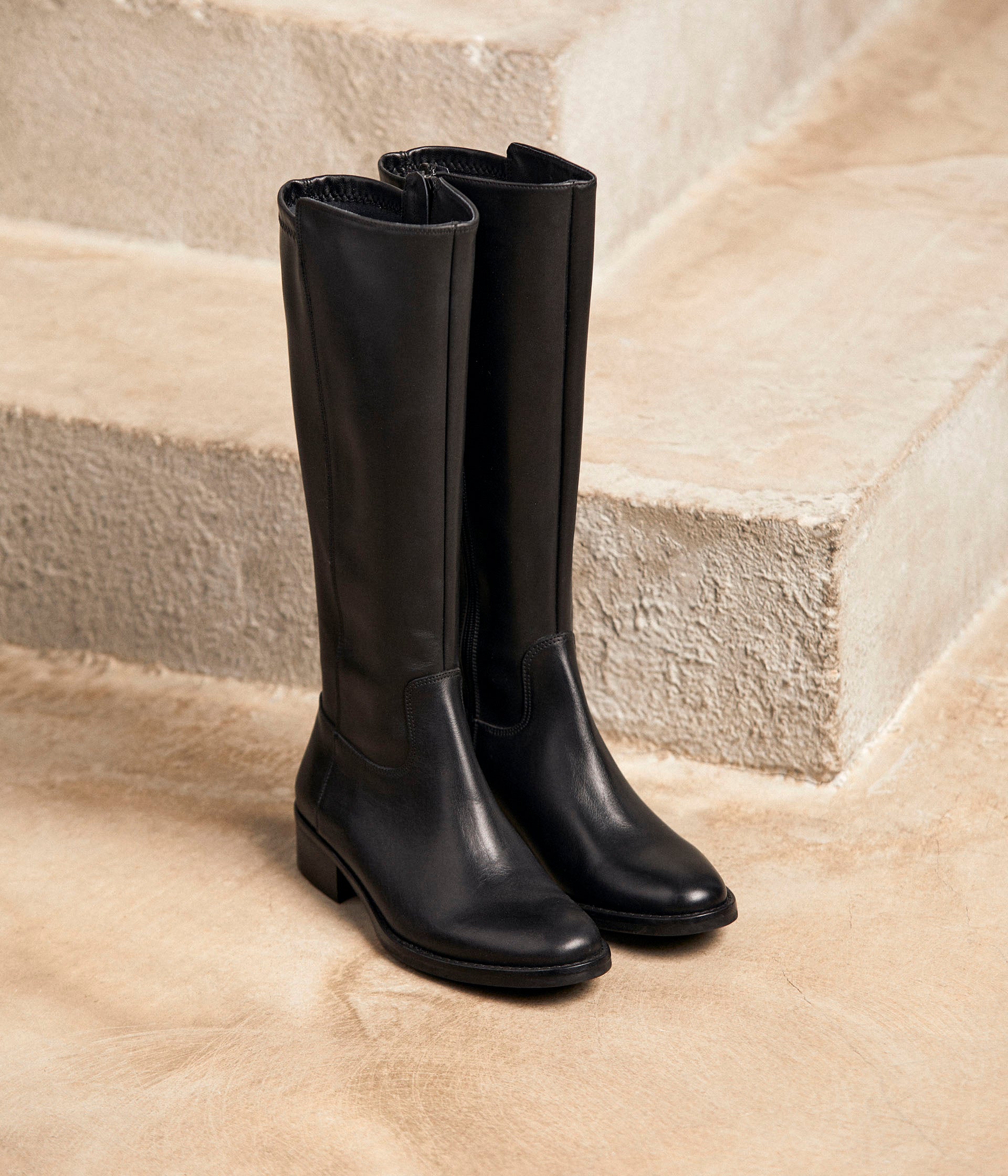 botte-cavaliere-femme-671sos.jpg Bottes cavalières cuir Bastiane | Mellow Yellow Femme | Mellow Yellow – Image 1