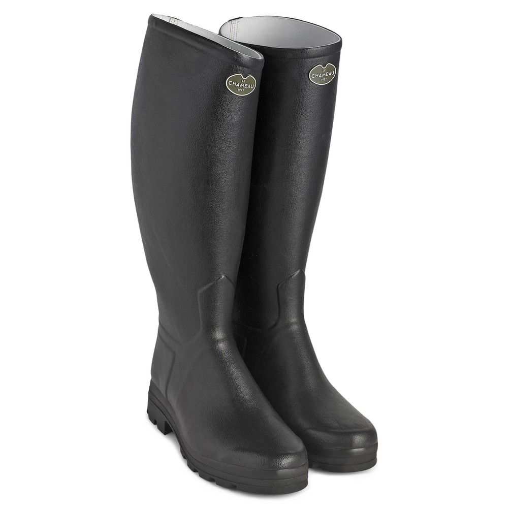 botte-chameau-015dan-1.jpg Bottes Le Chameau Saint Hubert Noire Armurerie du Château 28 – Image 1