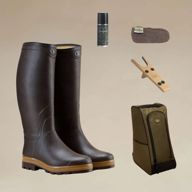 botte-chameau-432hht-1.jpg Pack Premium Bottes Saint Hubert Héritage Le Chameau – Image 1