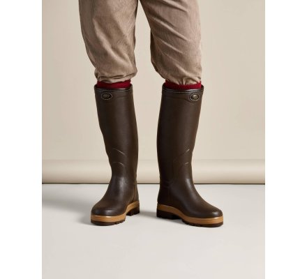 botte-de-chasse-476hok-1.jpg Bottes homme doublée cuir marron Saint Hubert Héritage LE CH... 7667 – Image 1