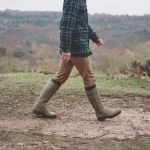 Bottes en Caoutchouc Le Chameau Botte Chasseur Doublée néoprène Homme Vert | Bottespluie