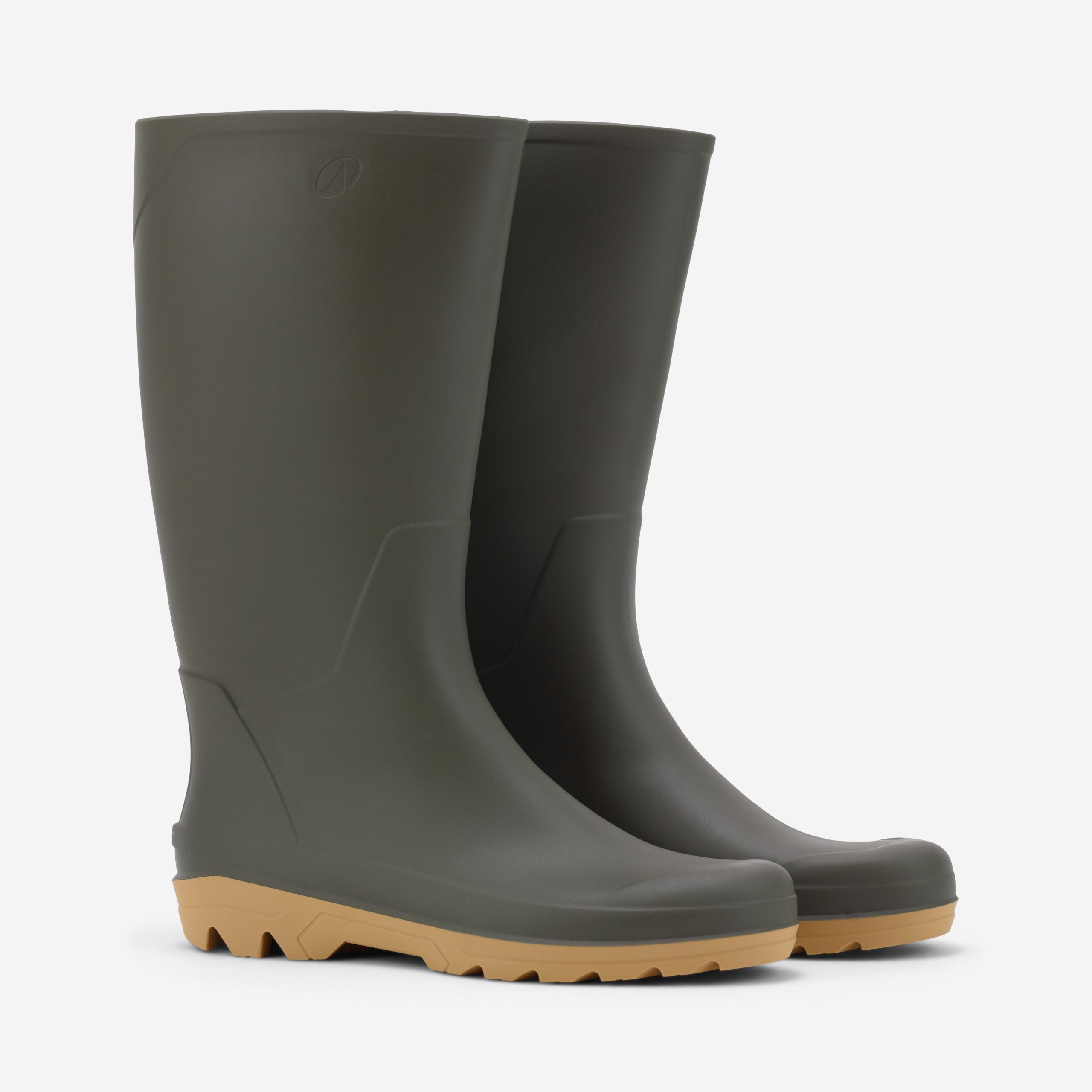 botte-en-caoutchouc-094llt-1.jpg Bottes de pluie imperméables homme/femme Land 100 vertes – Image 1