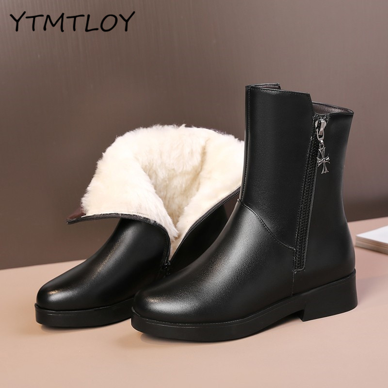 botte-femme-hiver-440hzr-1.jpg Femmes bottes automne hiver en peluche fourrure ch... – Grandado – Image 1