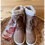 Bottes hiver femme en cuir hydrofuge fourré laine Olang HUPA
