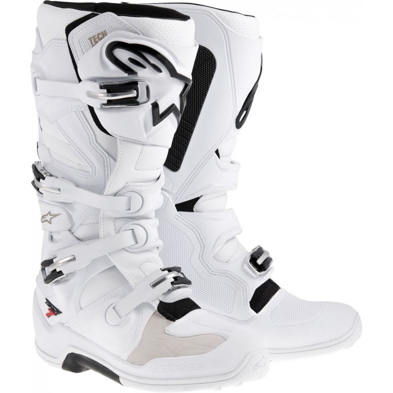 botte-motocross-825kur-1.jpg Bottes Moto Cross ALPINESTARS Tech 7 White – Image 1