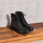 Boots lacets noires Britany