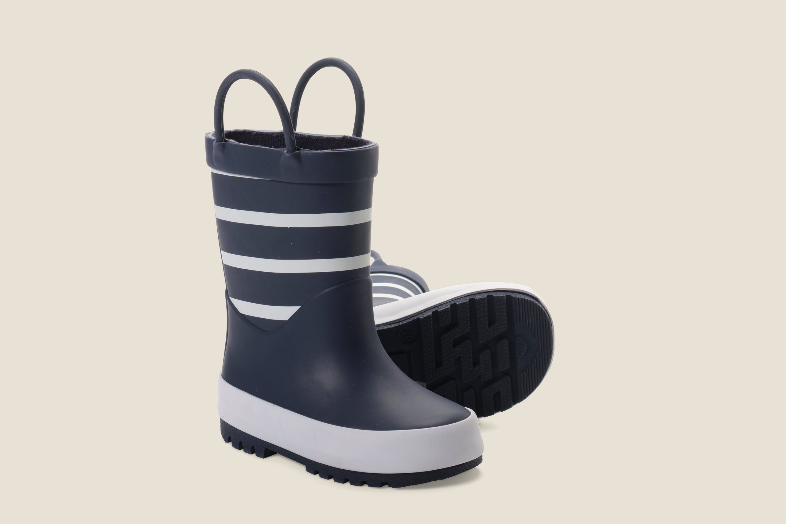 bottes-bebe-160haf-1.jpg Bottes mixte rayées pour Bébé HUBLOT – Image 1