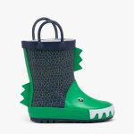 Bottes de pluie bébé garçon en caoutchouc avec motifs et à anses