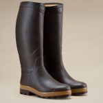 Bottes Caoutchouc Doublées Cuir