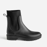 Chelsea boots de pluie noir
