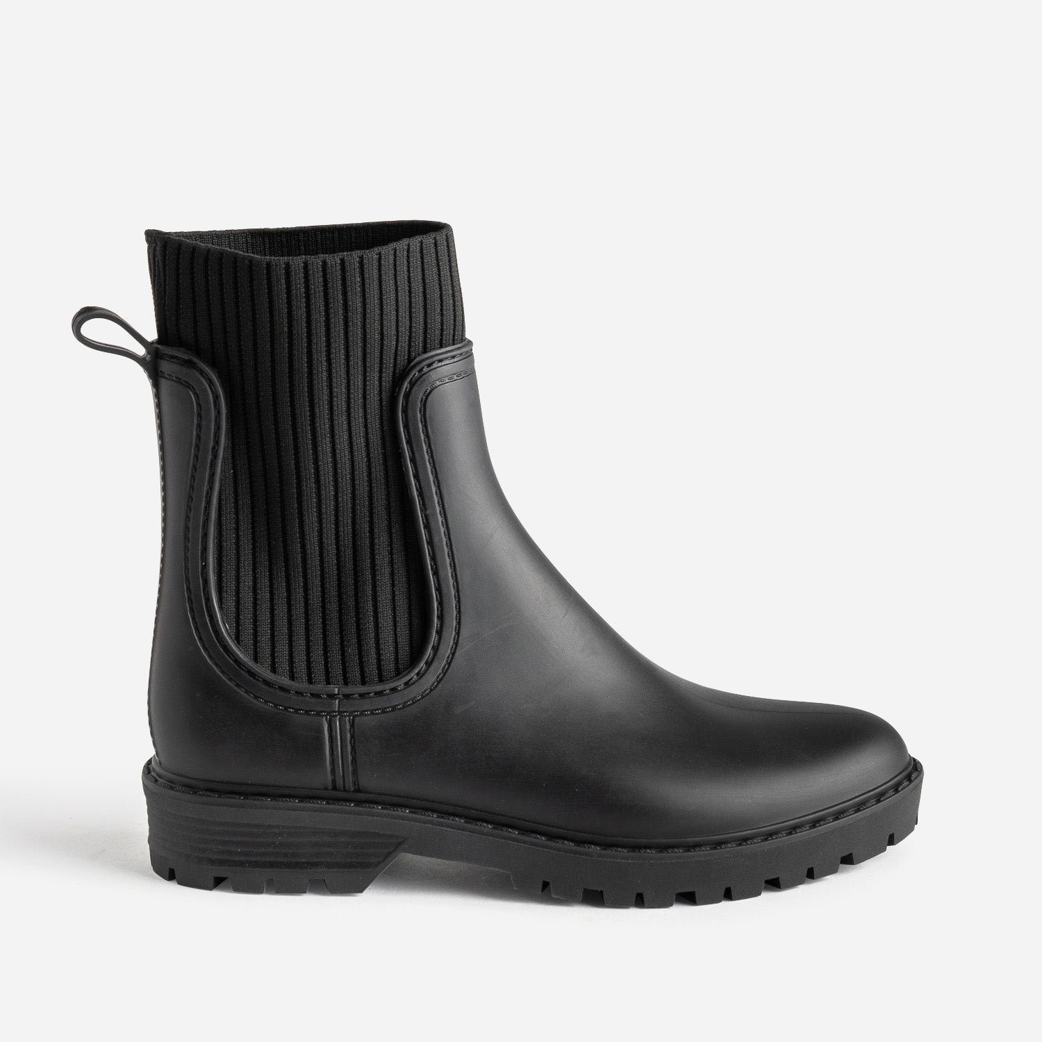 bottes-chelsea-femme-722jpl-1.jpg Chelsea boots de pluie noir – Image 1