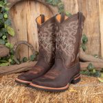 Bottes western de rodéo en nubuck et cuir suédé HOMME Etsy France