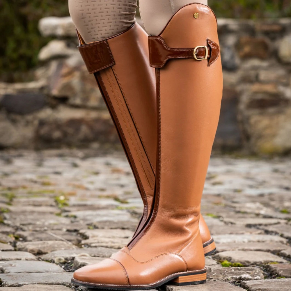bottes-d-equitation-228teq.jpg Bottes d'équitation 40 43 et 44 Liano HKM Courte/Standard – Image 1