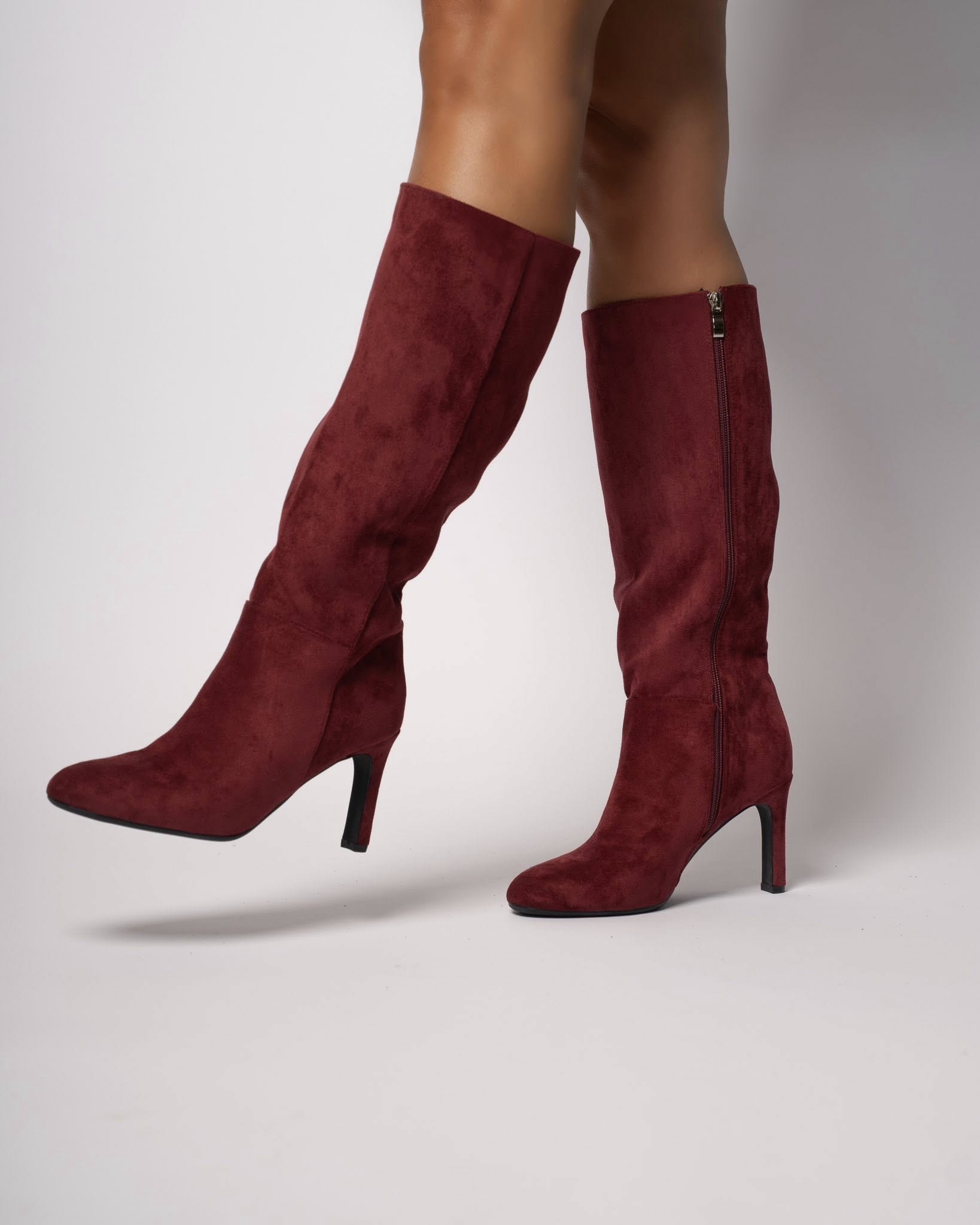 bottes-daim-503zlv-1.jpg Olie Bottes en daim bordeaux – Image 1