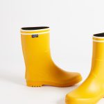 Bottes à la double bande blanche Made in France Jaune femme | AIGLE