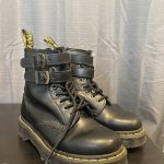 Dr Doc Martens 1460 Alt Women's Boot Black Size 6 GUC Buckle Strap Goth Leather | eBay