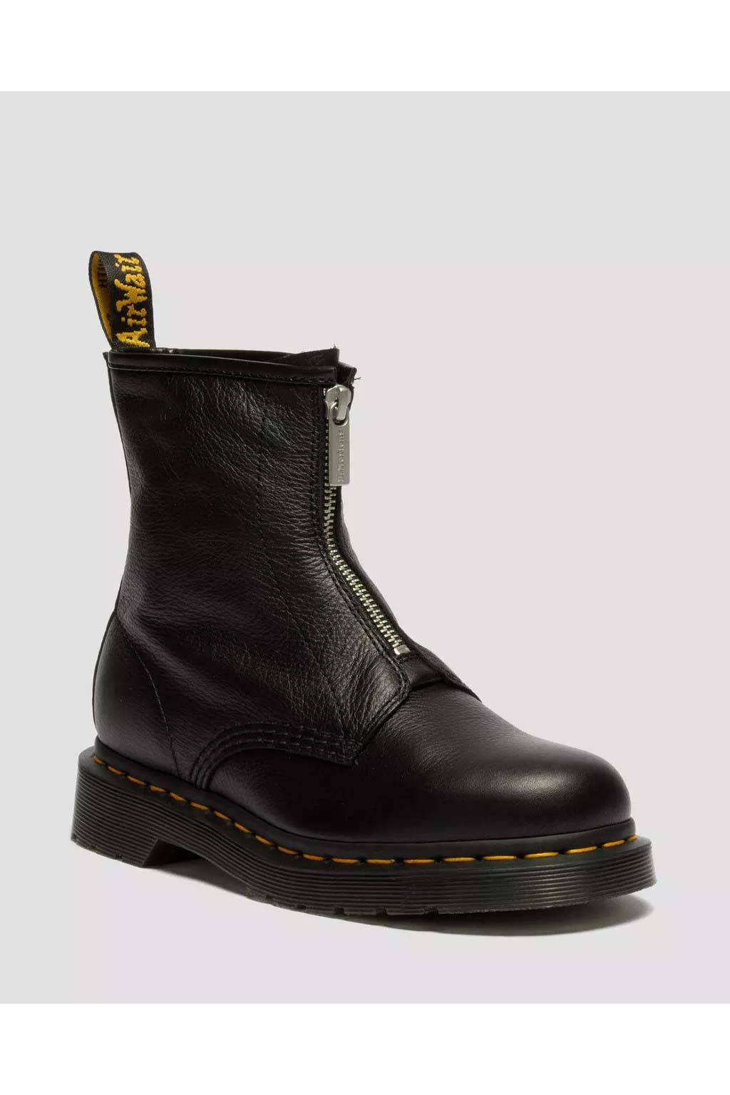 bottes-dr-martens-femme-542lcp-1.jpg Bottes Dr. Martens 1460 FZ pour femme, en cuir souple, fermeture éclair, référence 42352001 Virginia Black medinapiel.es – Image 1