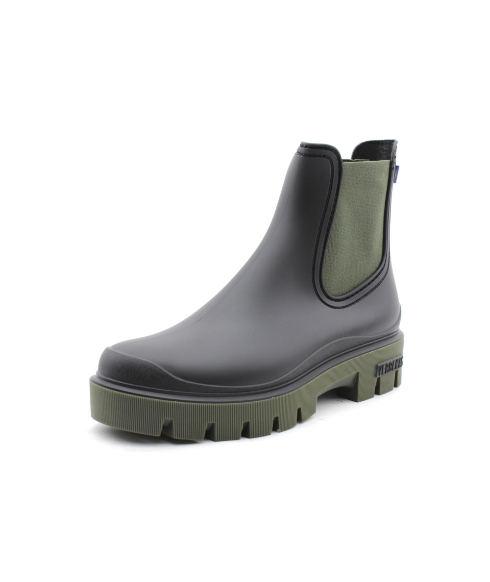 bottes-en-caoutchouc-femme-132rje-1.jpg VERBENAS MAE MATE Bottines de Pluie Caoutchouc Noir ou Beige | L'Empreinte – Image 1