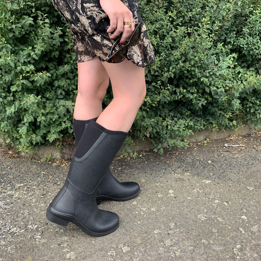 bottes-en-caoutchouc-femme-230wzq-1.jpg Botte HEEL ORIGINAL Noir pour Femme en Caoutchouc Noir City/Mode Rouchette – Image 1