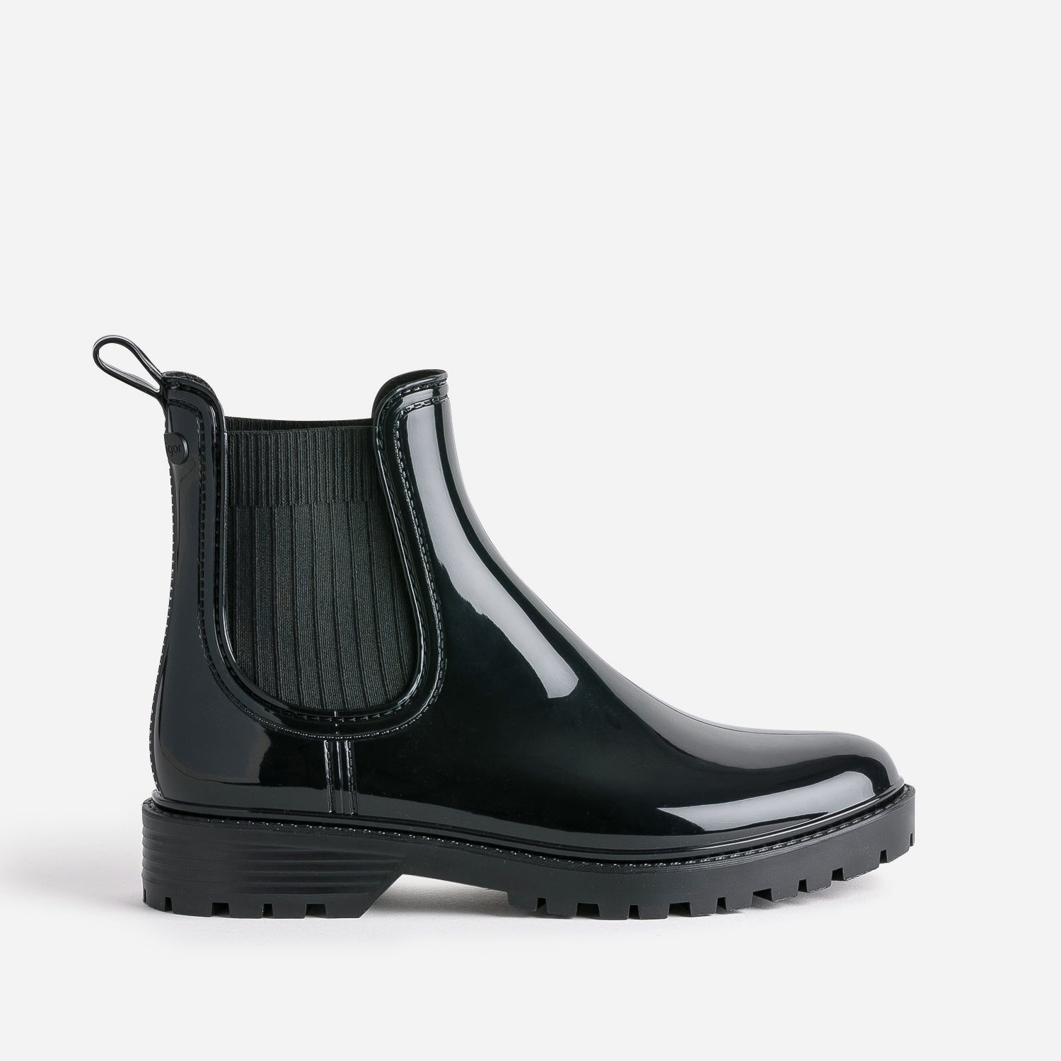 bottes-en-caoutchouc-femme-281avc-1.jpg Chelsea boots de pluie IGOR noir – Image 1
