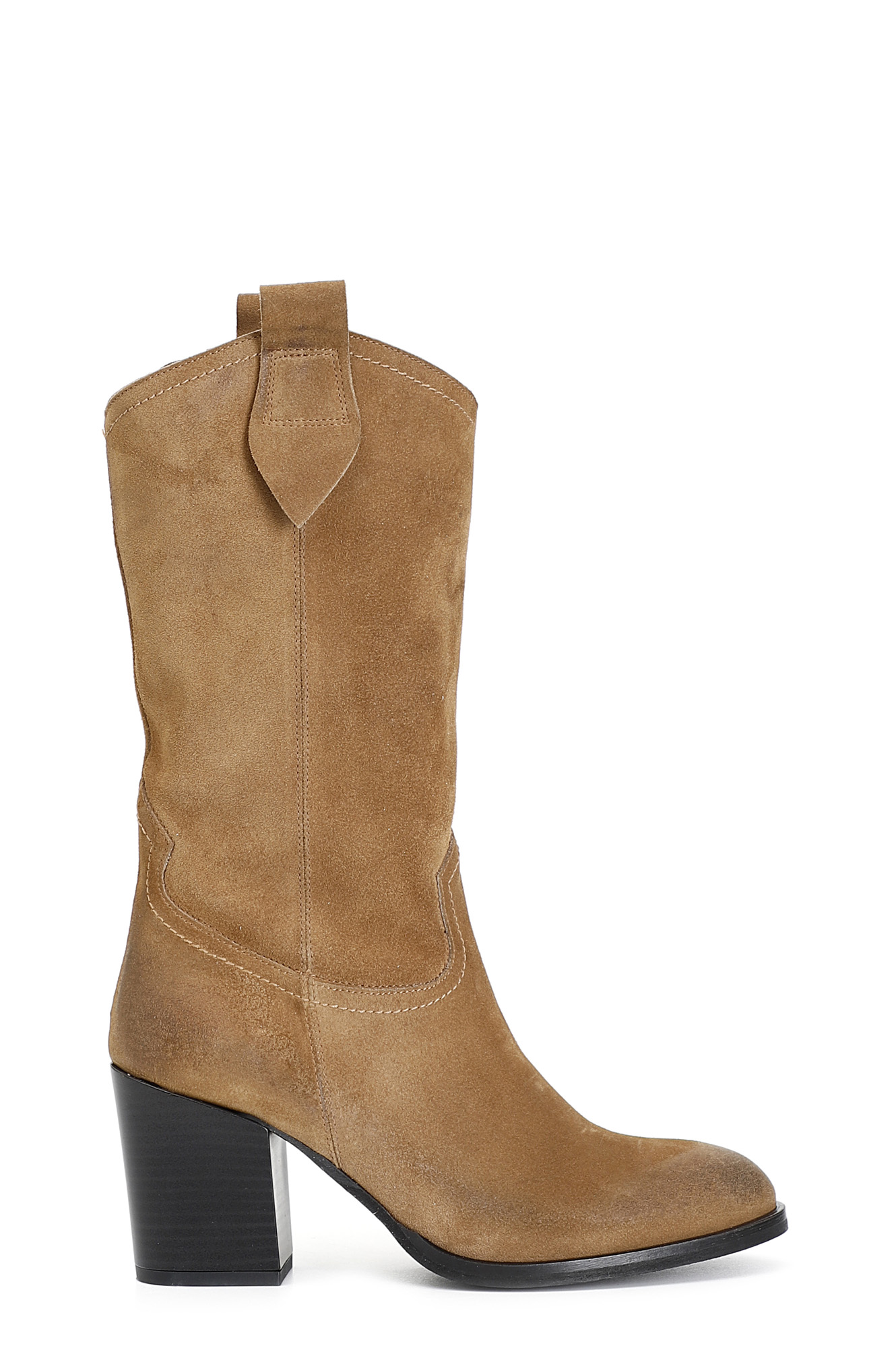 bottes-en-daim-femme-263gpe-1.jpg Bottes 3/4 en daim pour femme – Image 1
