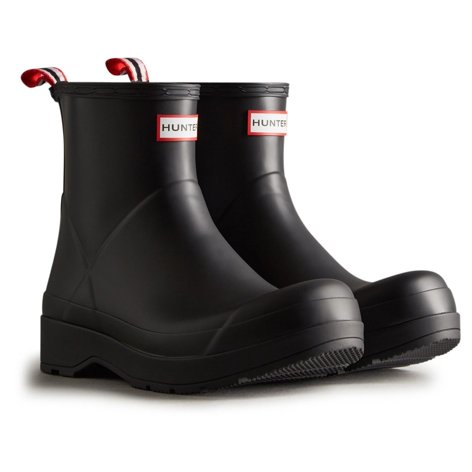 bottes-hunter-121ryj-1.jpg Hunter Play Boot Short Bottes En Caoutchouc Noires Pour Homme UK 11 / EU 45 46 / US 12 – Image 1