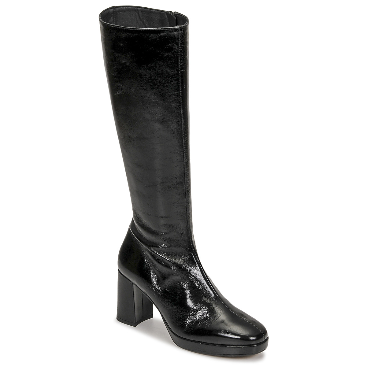 bottes-jonak-noir-080tdi-1.jpg Jonak BORICIA Noir Livraison Gratuite | Spartoo ! Chaussures Bottes à talon Femme 192,50 € – Image 1