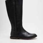 Bottes Kickers Noir Talon Plat Jusqu'à 3cm
