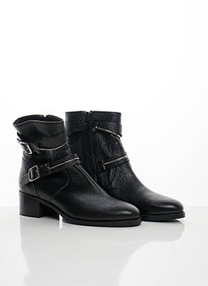 bottes-minelli-425bgj-1.jpg Bottines/Boots Matière Lisse Noir Minelli Femme 1765029 noir00 | Modz – Image 1