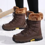 Bottes Femme Hiver : Bottines Fourrure Étanche, Randonnée Neige Taille 37 | Leroy Merlin