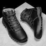 Susenstone Boots Homme Cuir Ankle Bottes Militaires LéGèRes Basket Pas Cher Vintage Grand Taille Bottines A Lacets Chaussures De RandonnéE : Amazon.fr: Mode