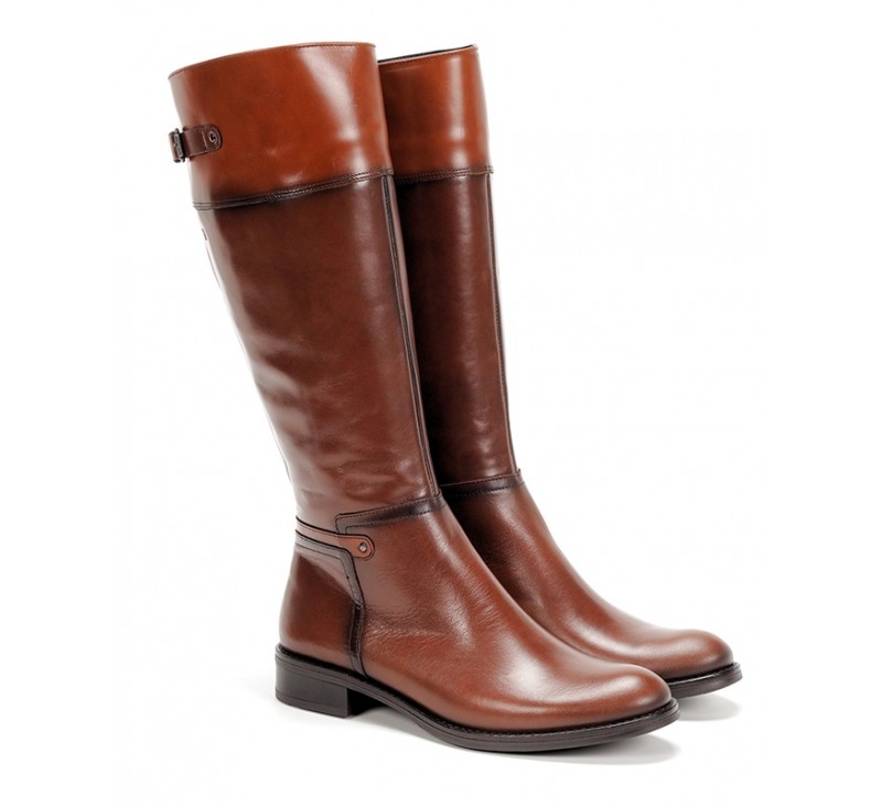 bottes-plates-femme-cuir-882fib-1.jpg Bottes femme Dorking PUB 7687 Cuero – Image 1