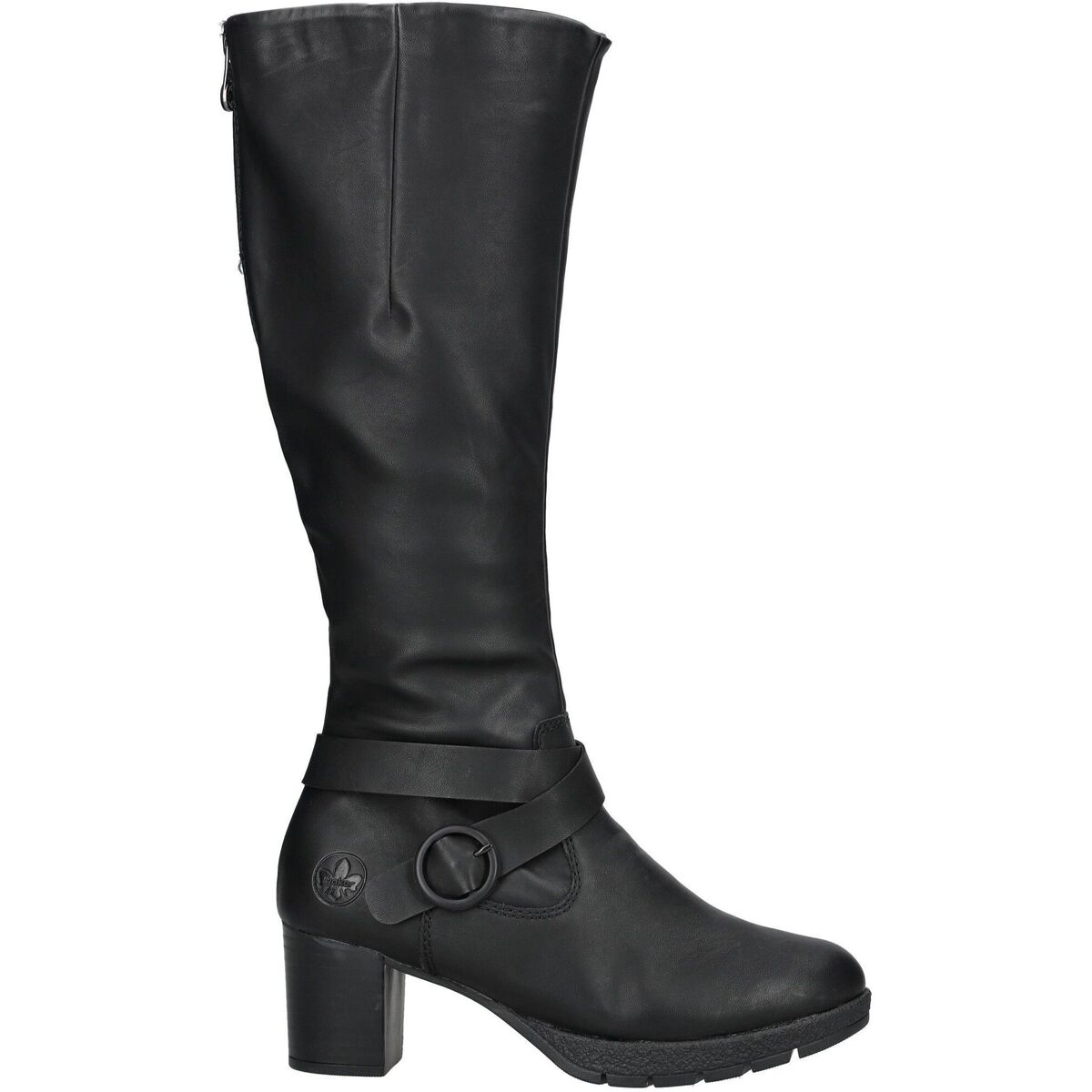 bottes-rieker-femme-092djo-1.jpg Rieker Bottes Noir Chaussures Cuissardes Femme 99,95 € – Image 1