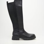 Bottes Rieker Noir Talon Plat Jusqu'à 3cm