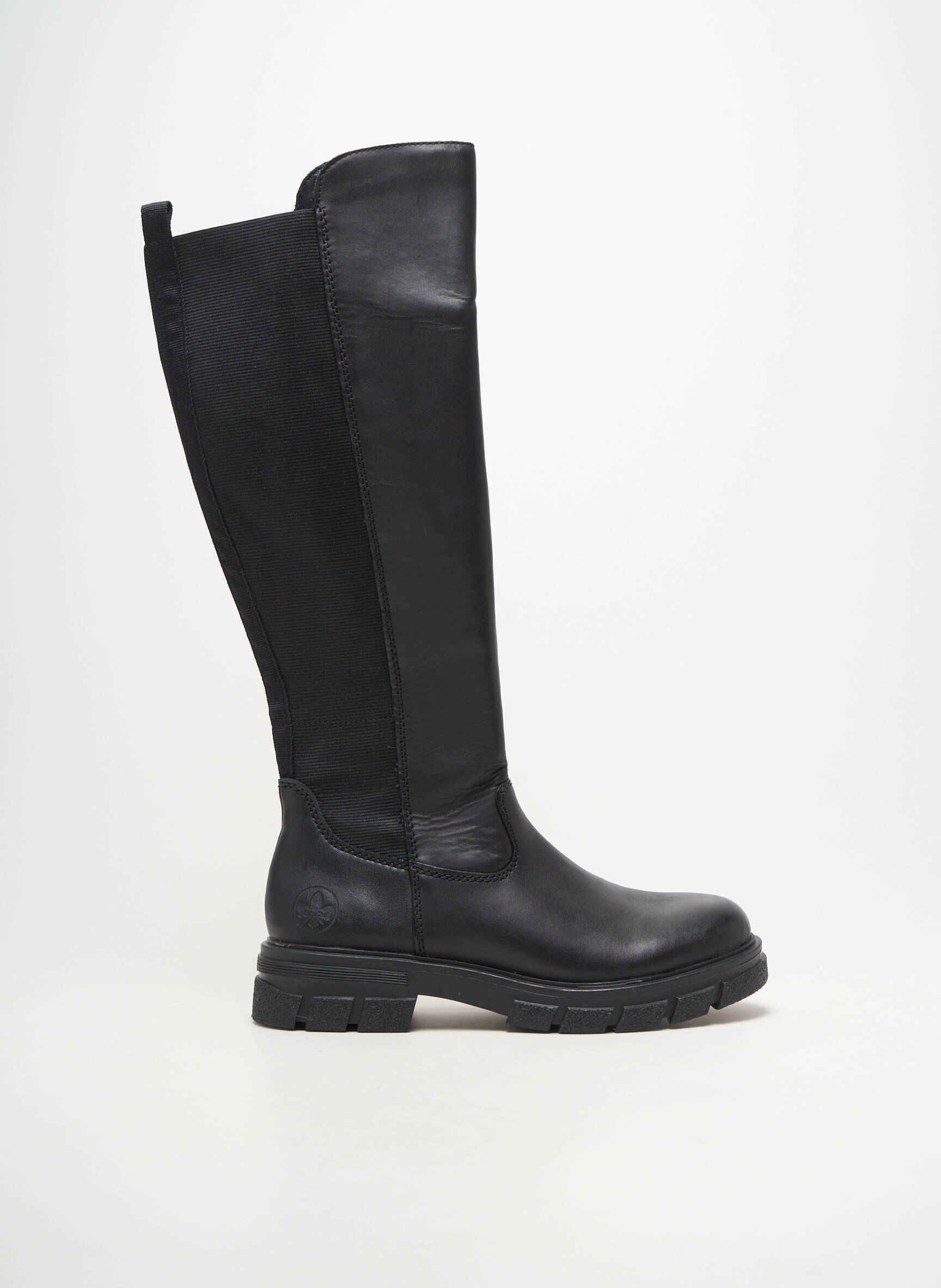 bottes-rieker-femme-507bgm-1.jpg Bottes Rieker Noir Talon Plat Jusqu'à 3cm – Image 1