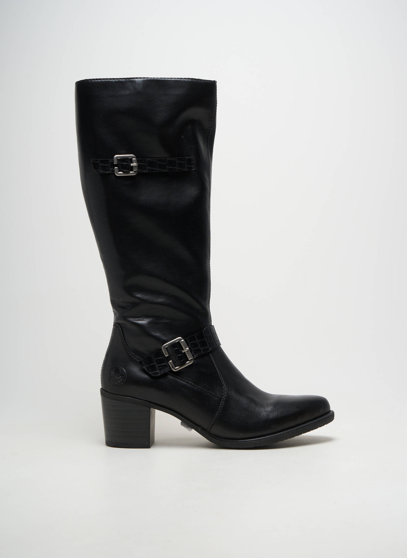 bottes-rieker-femme-658wkz-1.jpg Bottes Matière Lisse Noir Rieker Femme 2848488 noir00 | Modz – Image 1