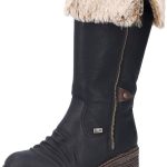 Rieker Femme Bottes Z4751, Dame Bottes d'hiver,Hydrofuge,riekerTEX,Chaud,imperméable,tex,Bottes d'hiver,fourré,Noir (Schwarz / 00),38 EU / 5 UK : Amazon.fr: Mode