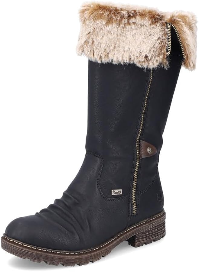 bottes-rieker-femme-684lpv-1.jpg Rieker Femme Bottes Z4751, Dame Bottes d'hiver,Hydrofuge,riekerTEX,Chaud,imperméable,tex,Bottes d'hiver,fourré,Noir (Schwarz / 00),38 EU / 5 UK : Amazon.fr: Mode – Image 1