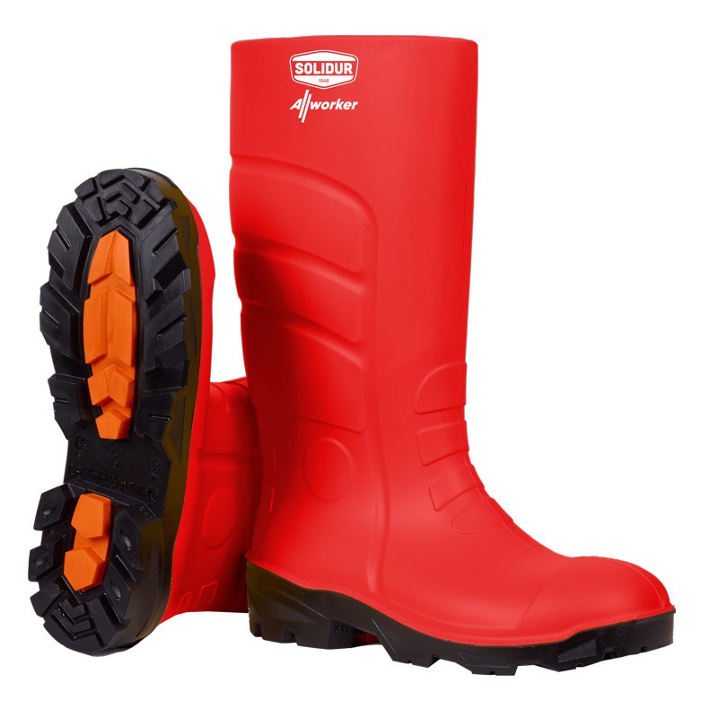 bottes-rouges-806llm-1.jpg Bottes de sécurité rouges S4 ALLWORKER – Image 1