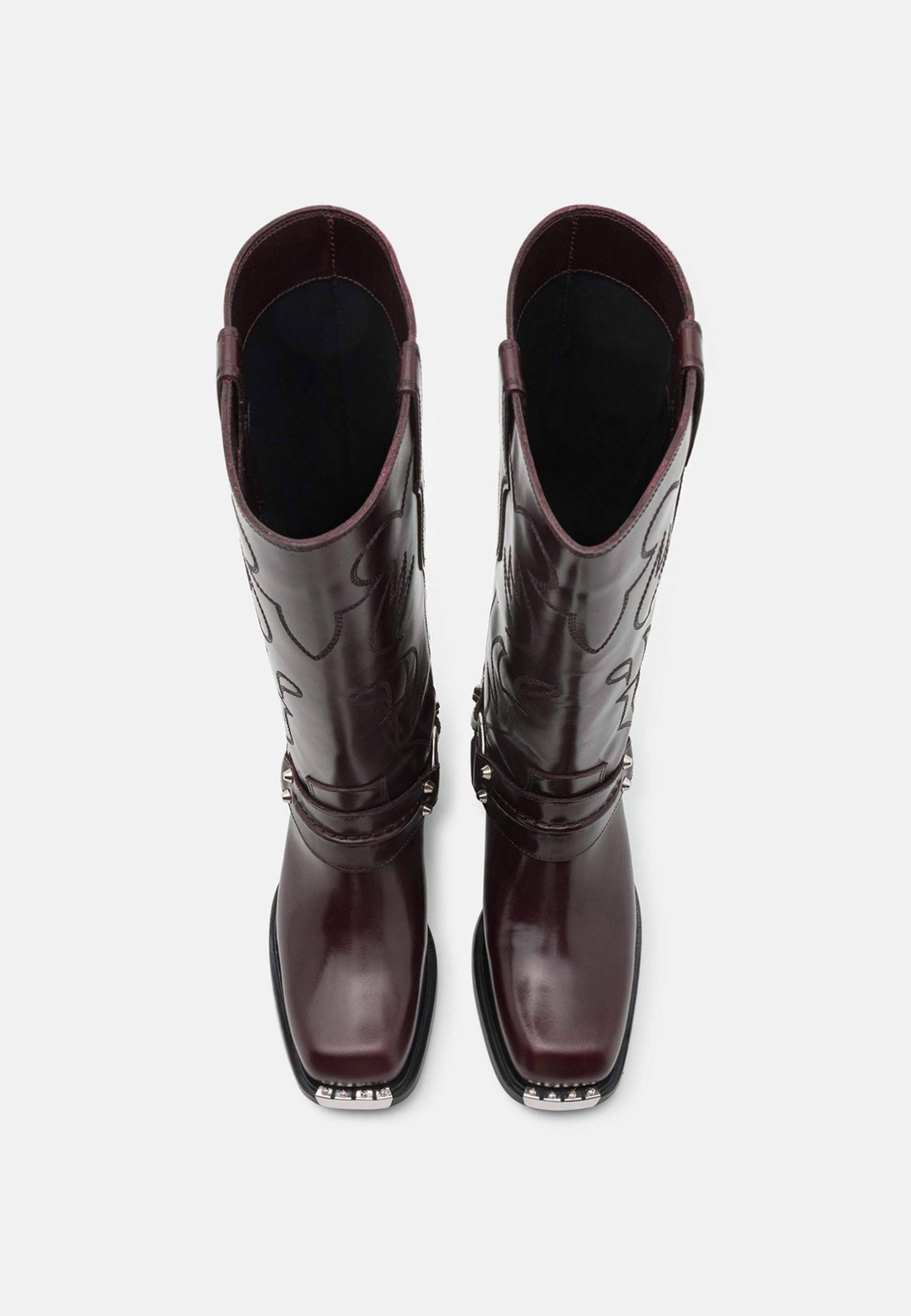 bottes-sandro-739pag-1.jpg sandro Bottes de cowboy / motard bordeaux ZALANDO – Image 1