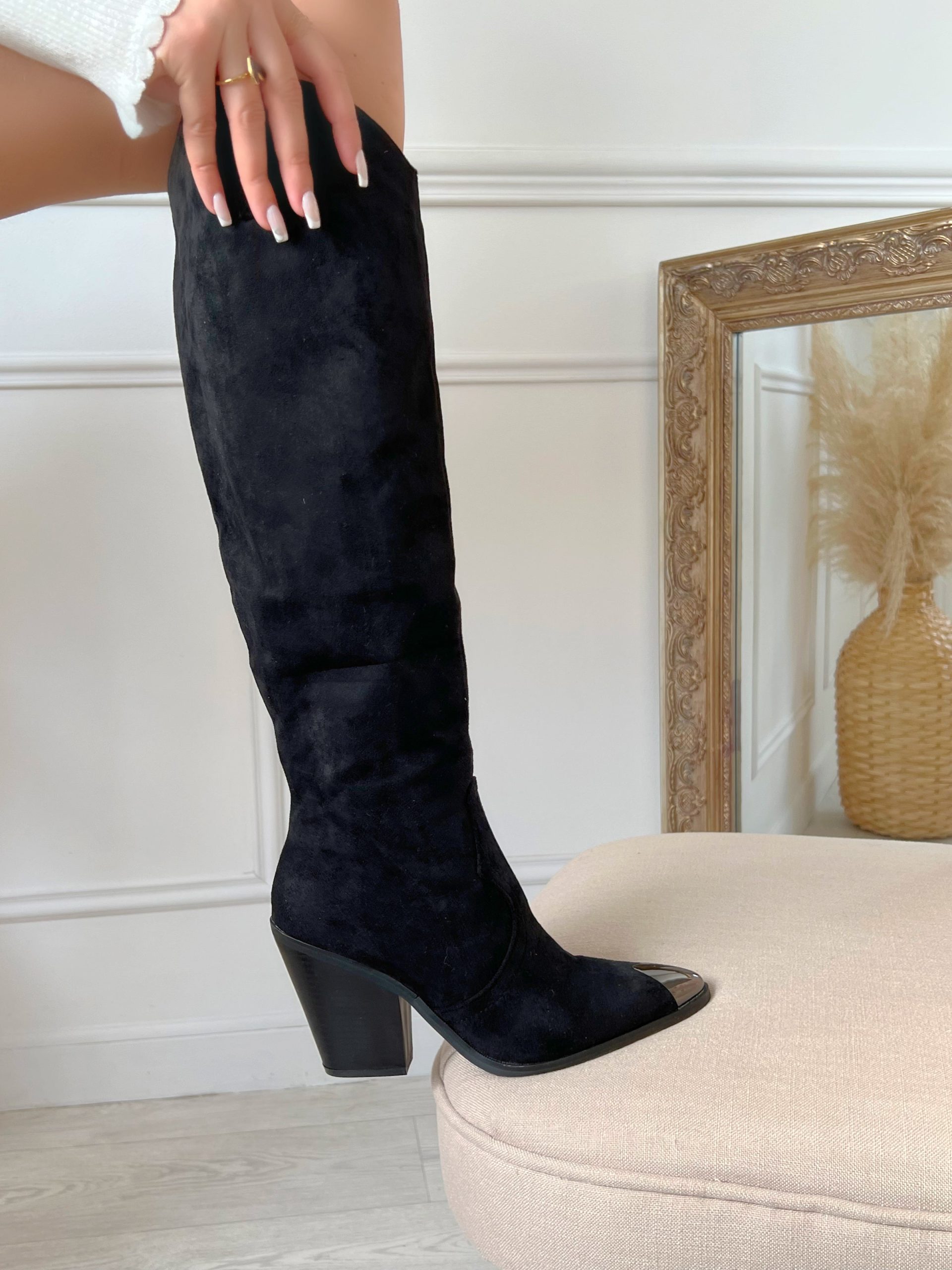 bottes-santiag-021ffm-1.jpg Bottes Azaro noires – Image 1
