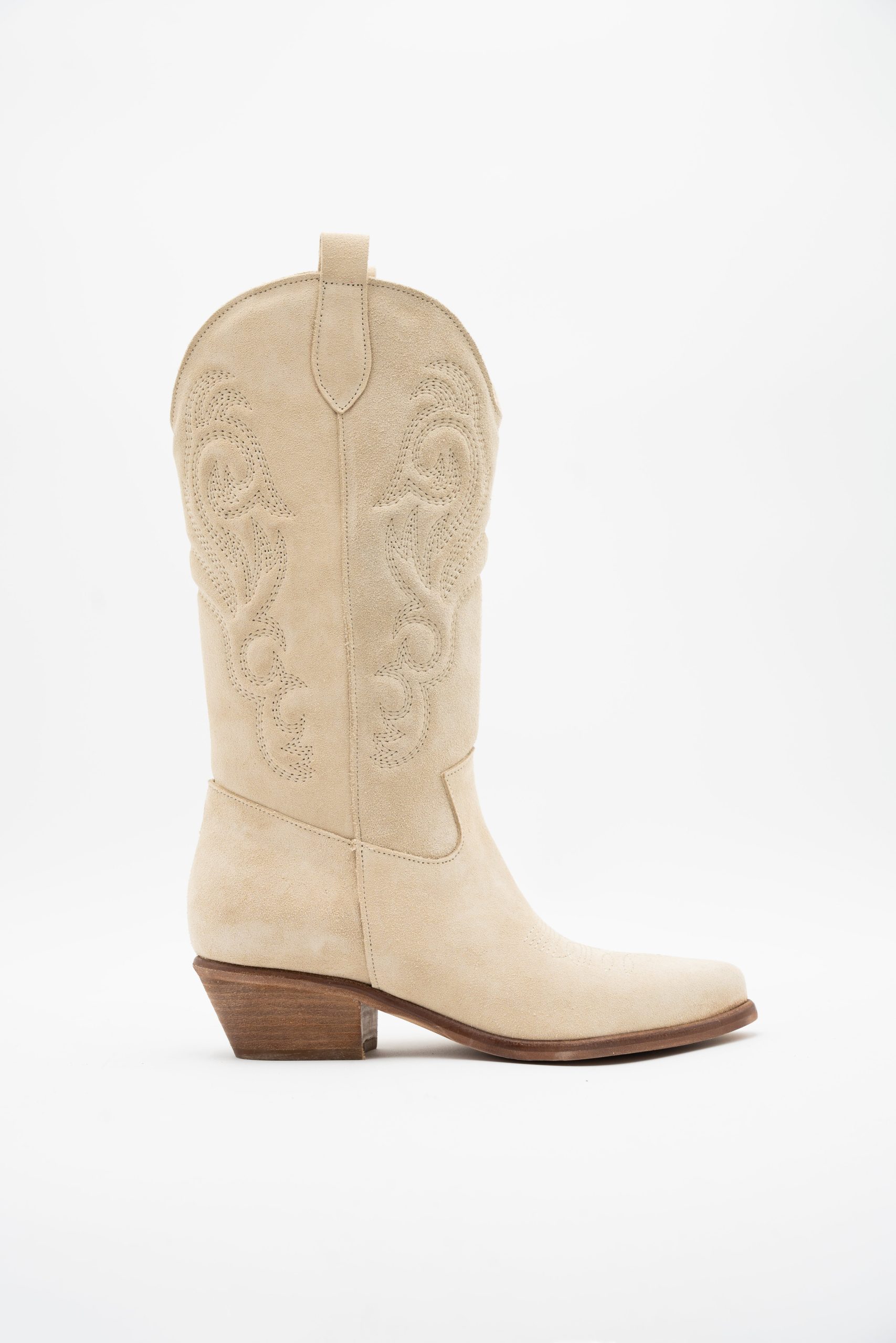 bottes-santiag-599nss-1.jpg April Bottes Santiags Cuir Beige 36 – Image 1