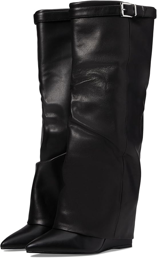 bottes-steve-madden-852air-1.jpg Steve Madden Femme Corenne Botte Haute Jusqu'au Genou, Cuir Noir, 36 EU : Amazon.fr: Mode – Image 1
